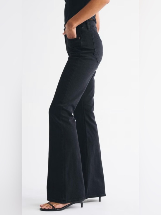 Banana Republic Denim - Banana Republic Black High-Rise Flare Jeans, like new, worn once, size 30.
